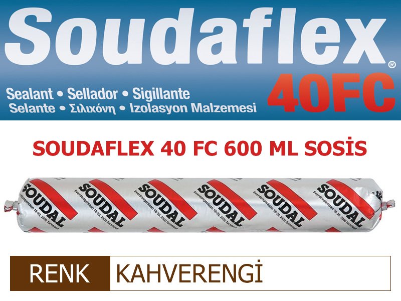 SDL-123146-1-XL.jpg SOUDAL SOUDAFLEX 40FC KAHVERENGİ 600 ML - Görsel 1