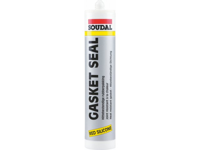 SDL-404040-1-L.jpg SOUDAL GASKETSEAL ISI SİLİKONU KIRMIZI 310 ML - Görsel 1