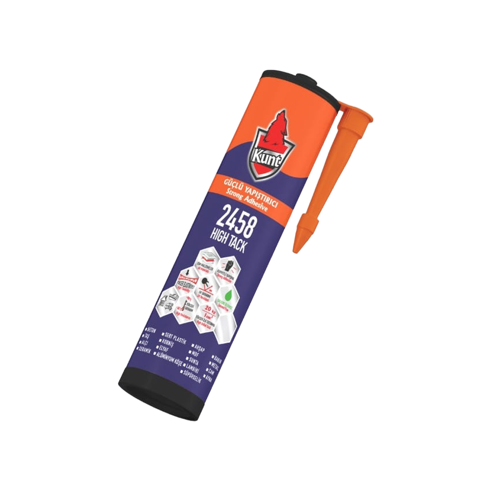 kunt2458.png Kunt 2458 High Tack Güçlü Yapıştırıcı 290 ml - Görsel 1
