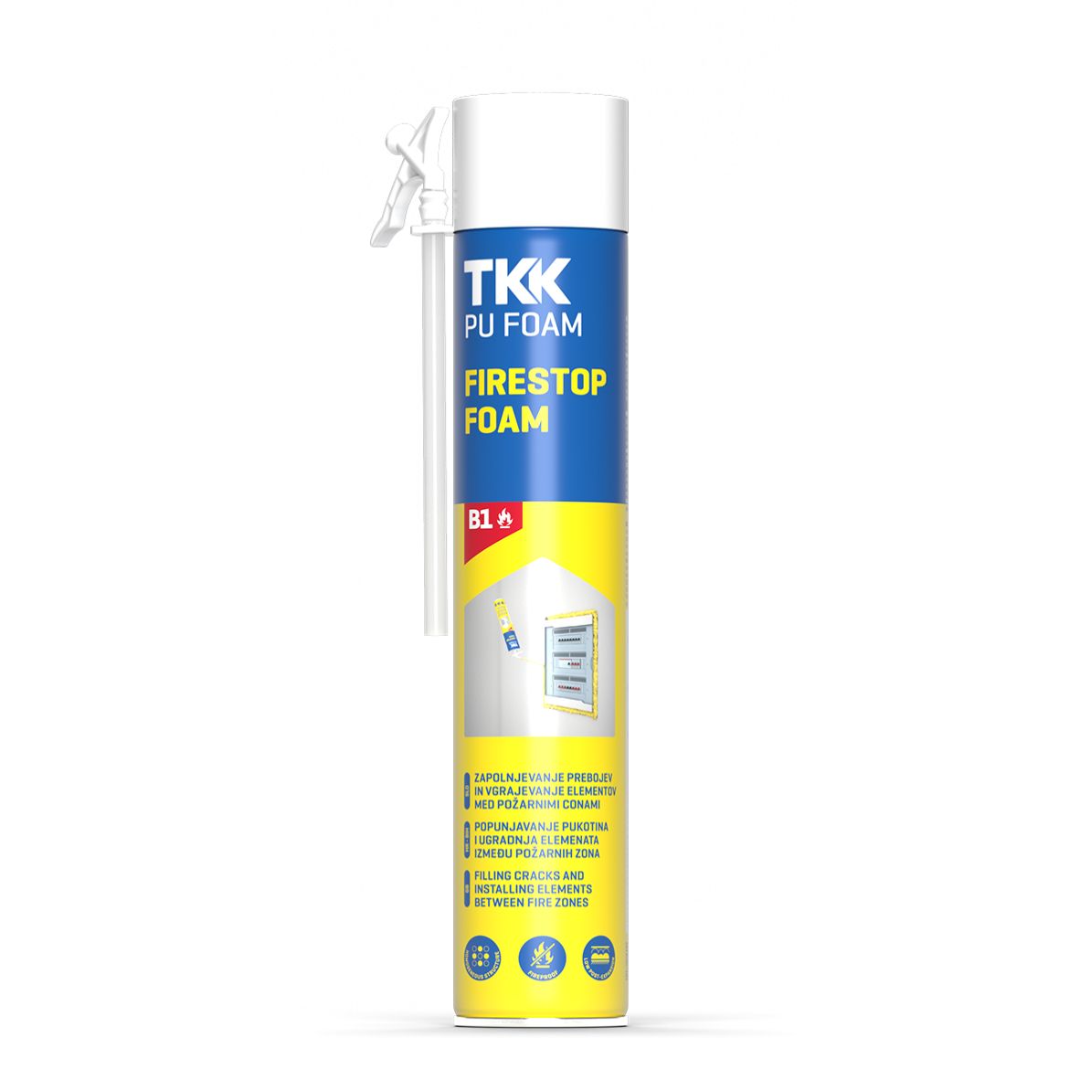 pu-foam-firestop-foam-h-750-ml FIRESTOP FOAM Yangına Dayanıklı PU Köpük - Görsel 1